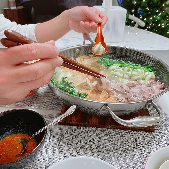 JapanBargain 4516x2, Hardwood Reusable Chopsticks Japanese Chinese Korean Wood Chop Sticks Hair Sticks 5 Pair Gift Boxed Set Dishwasher Safe, 9 inch, Natural, Set of 2