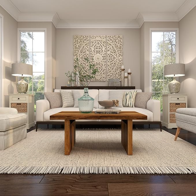 Deco 79 Recycled Glass Handmade Decorative Vase Spanish Bottle Centerpiece Vase with Bubble Texture, Flower Vase for Home Decoration 8" x 8" x 12", Clear