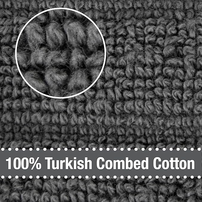 All-Clad Solid Kitchen Towels: Highly Absorbent, Super Soft Long Lasting - 100% Cotton, 17"x30" Tea Towels for Cleaning & Drying Dishes, Pans, Glassware, or Countertops, (2-Pack), Pewter