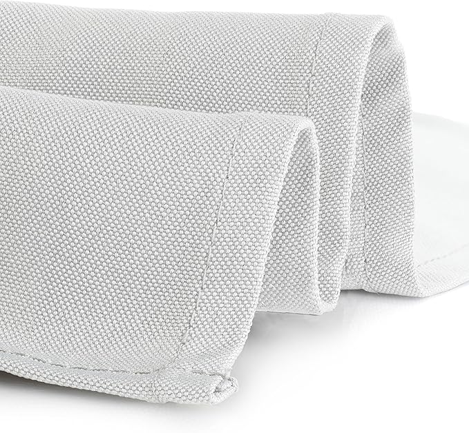 Gee Di Moda Rectangle Tablecloth - 60 x 84 Inch White Table Cloth for 5 Foot Rectangle Table - Heavy Duty Washable Fabric - for 5 Ft Buffet Table, Holiday Party, Dinner, Wedding & Baby Shower