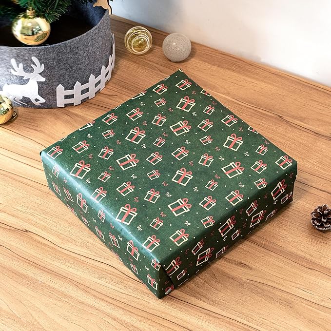 12x12x4 Inches Large Gift Boxes with Lids 10 Pack Extra Deep Square Shirt Clothes Scarf Box for Christmas Presents, Holidays, Birthday, Wedding Gift Wrapping White