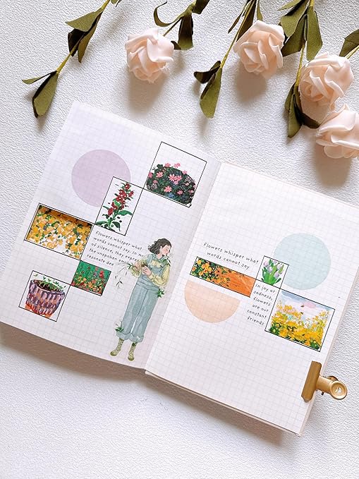 WT First Encounter Wide Washi Tape, Single Roll, Original Designs, Fashion Girls Decorative Tape, Modern Character Figures for Journaling, Bujo Planner Supplies, DIY Paper Tape