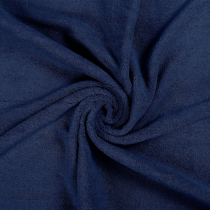 Utopia Towels 4 Pack Premium Bath Towels Set, 27 by 54 Inches, 100% Ring Spun Cotton 600GSM, Lightweight and Highly Absorbent Quick Drying Towels, Perfect for Daily Use, Navy