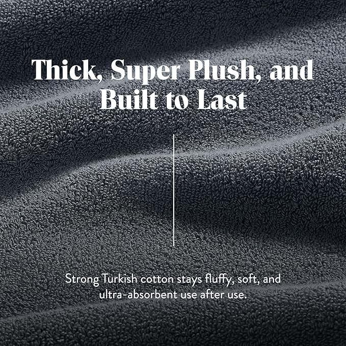 Brooklinen Super-Plush Bath Sheets (Slate)