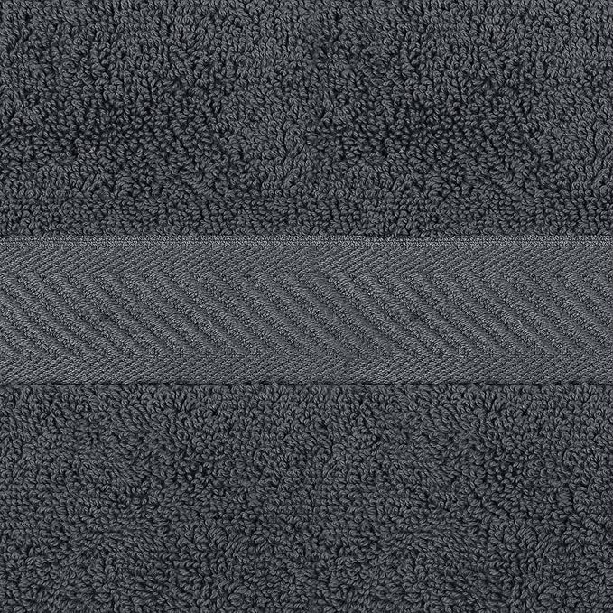 Utopia Towels 6 Pack Bath Towel Set (27 x 54 Inches), 500 GSM 100% Ring Spun Cotton Medium Lightweight and Highly Absorbent Quick Drying, Premium Towels for Hotel, Spa and Bathroom (Grey)