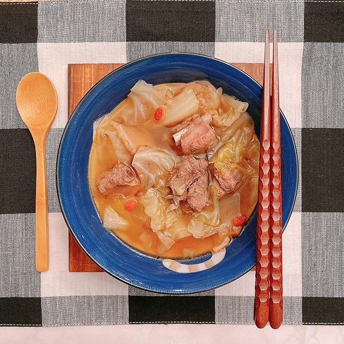 JapanBargain 4516x2, Hardwood Reusable Chopsticks Japanese Chinese Korean Wood Chop Sticks Hair Sticks 5 Pair Gift Boxed Set Dishwasher Safe, 9 inch, Natural, Set of 2