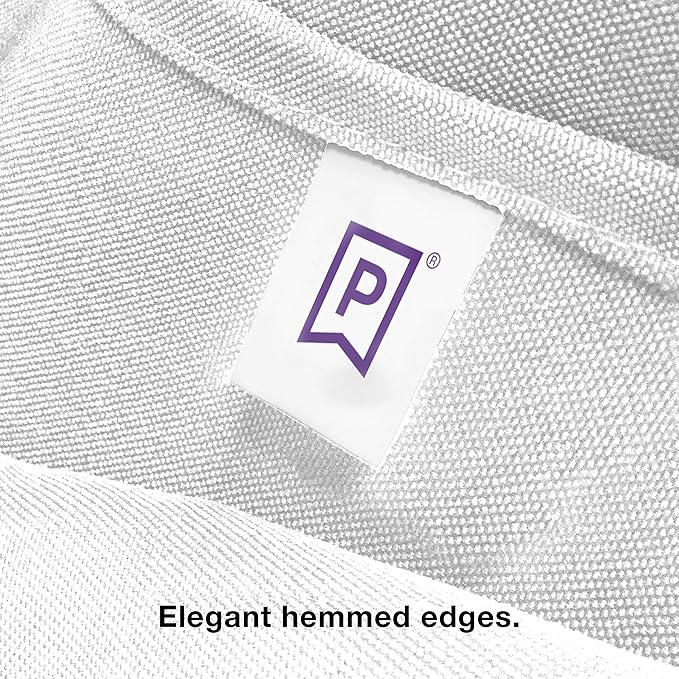 Gee Di Moda Rectangle Tablecloth - 70 x 120 Inch White Table Cloth for 6 or 8 Foot Rectangle Table - Heavy Duty Washable Fabric - for Buffet Table, Holiday Party, Dinner, Wedding & Baby Shower