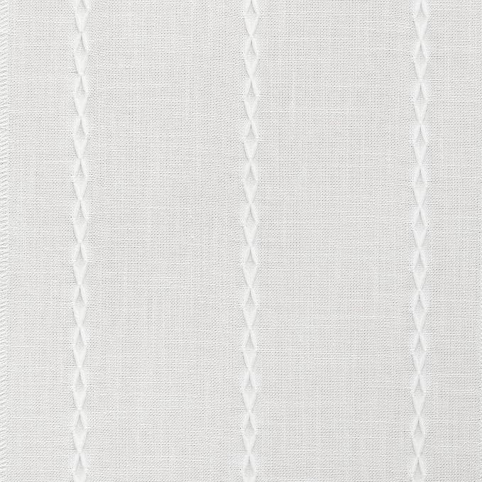 Braided Farmhouse Table Runner, Braided White 13x108 Inch, Cotton Linen Table Runners 108 Inches Long, Embroidered Striped White Boho Table Runner Rustic Home Decor ﻿
