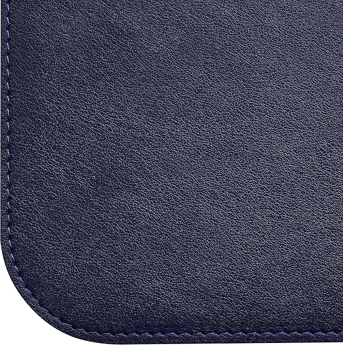 Gallaway Leather Desk Mat,Desk Writing Pad - Office Desk Pad, Large 36" x 17" Navy Blue, Desk Mats on Top of Desks, Gift Ready Elegant Computer Desk Mat Desk Cover Desk Pad Protector PU Leather